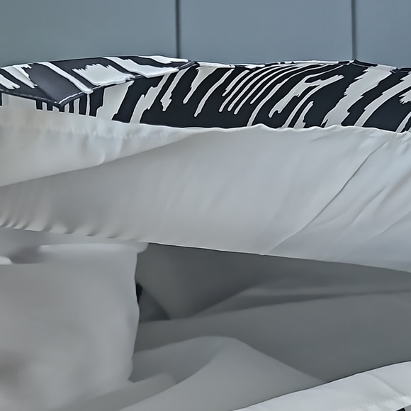 Ladies Land End skirt white and black size 4 - Picture 5 of 7